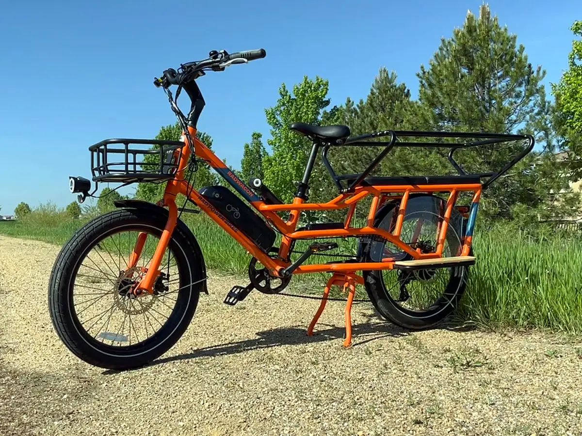 Rad Power Bikes RadWagon 4, photo from Will's test ride video